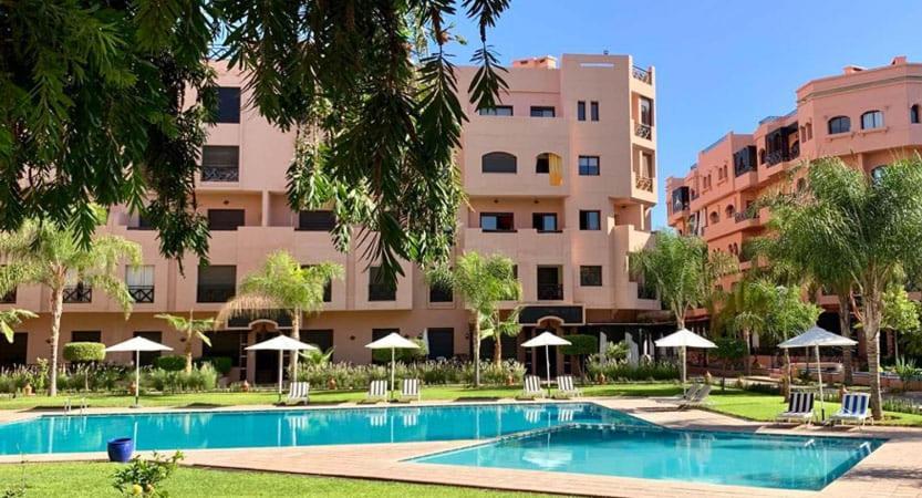 Confortable Rez-de-jardin Avec 5 Piscines Marrakesh